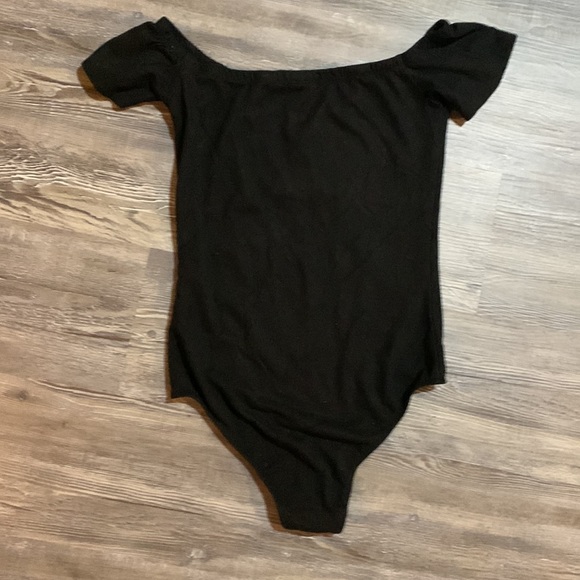 Design Lab Black Body Suit Shirt. - Picture 3 of 7